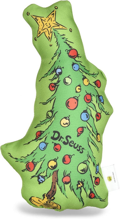 DR. SEUSS GRINCH: Grinch Christmas Tree Squeaker Dog Toy, 1 pc