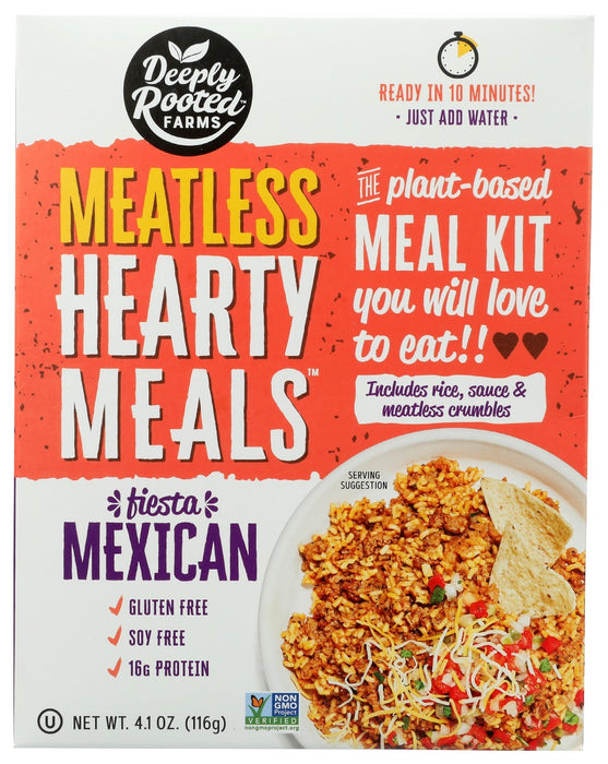 DEEPLY ROOTED: Hearty Meals Fiesta Mexican Rice Bowl, 4.1 oz