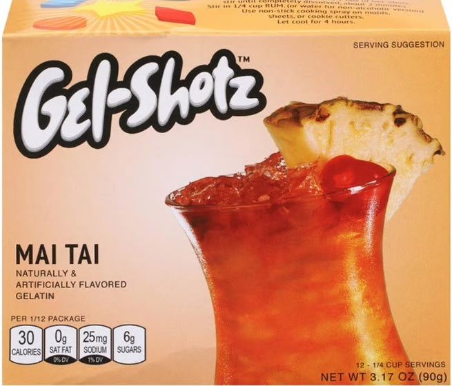 GEL SHOTZ: Mai Tai Gelatin, 3.17 oz