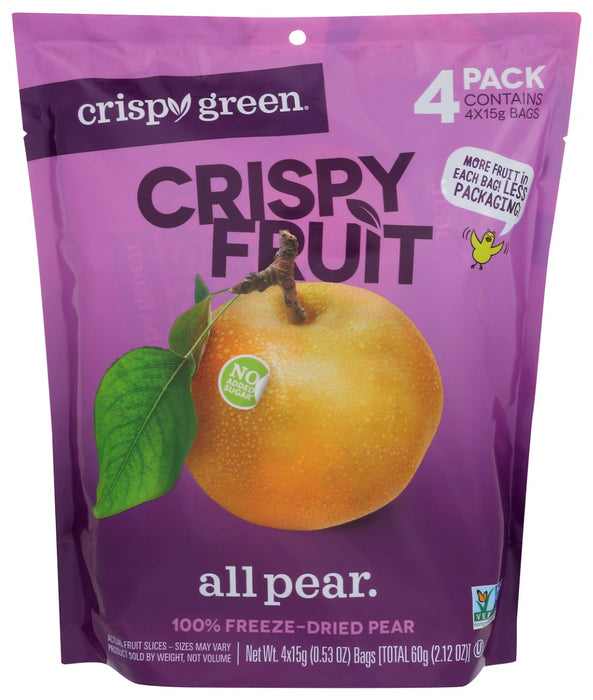 CRISPY GREEN: Pear Dried, 2.12 OZ