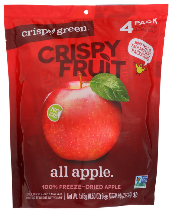 CRISPY GREEN: Apple Dried, 2.12 oz