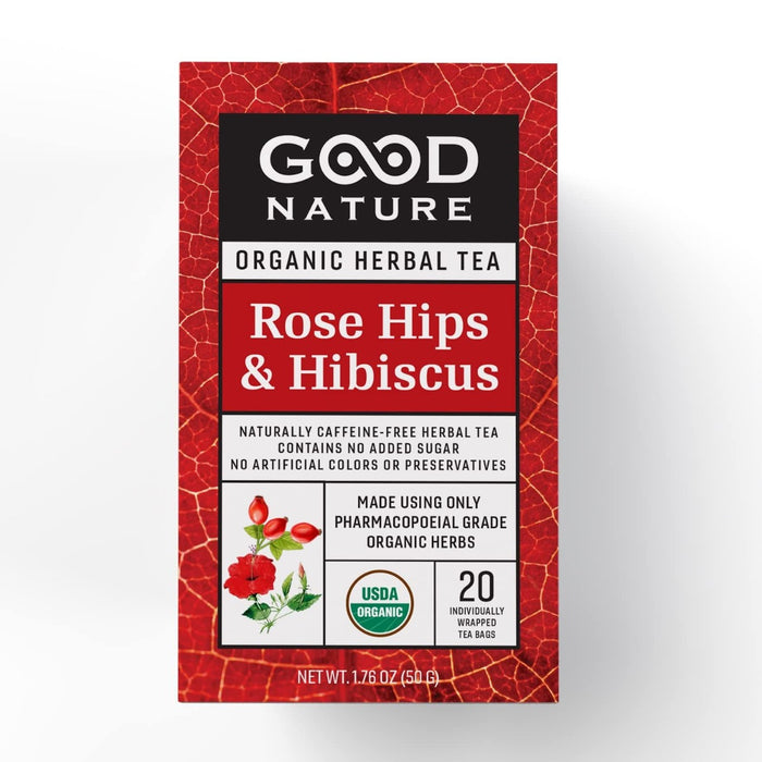 GOOD NATURE: Tea Hibiscus Rosehips, 1.76 OZ