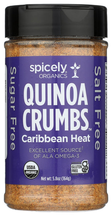 SPICELY ORGANICS: Organic Caribbean Heat Quinoa Crumbs, 5.8 oz