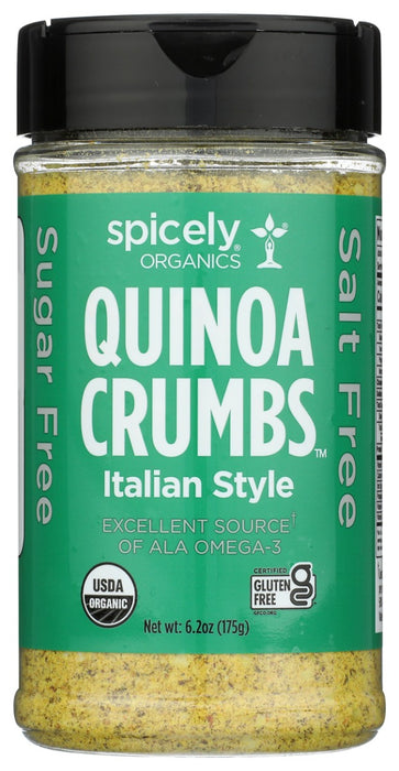 SPICELY ORGANICS: Organic Italian Style Quinoa Crumbs, 6.2 oz