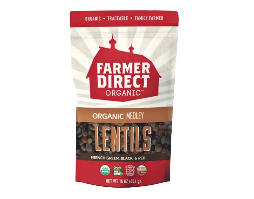FARMER DIRECT ORGANIC: Organic Medley Lentils, 16 oz