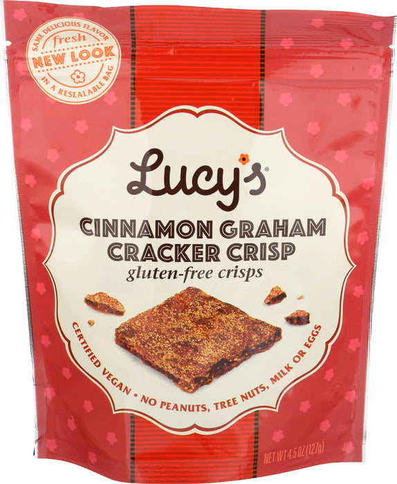 LUCYS: Graham Cracker Cinnamon Crisp, 4.5 oz