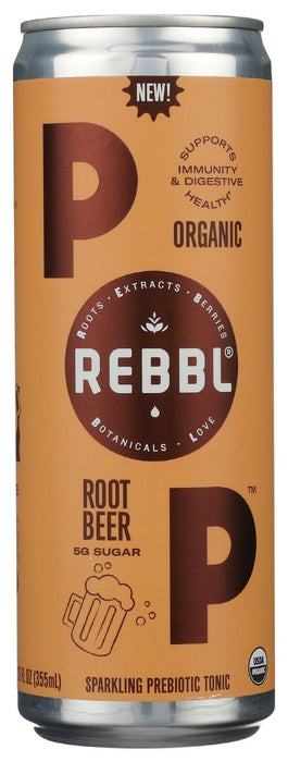 REBBL INC: Pop Root Beer, 12 fo