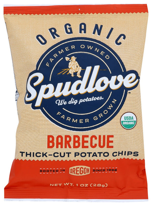 SPUDLOVE: Chips Thick Cut Bbq, 1 oz