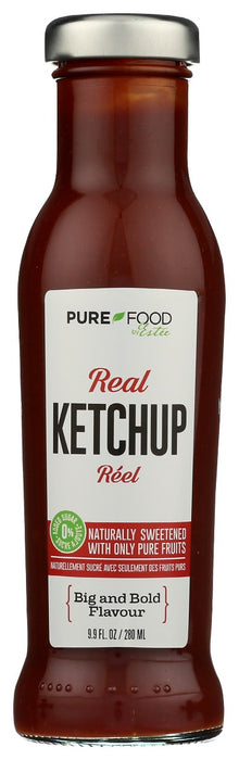 PURE FOOD BY ESTEE: Ketchup Real, 9.9 oz