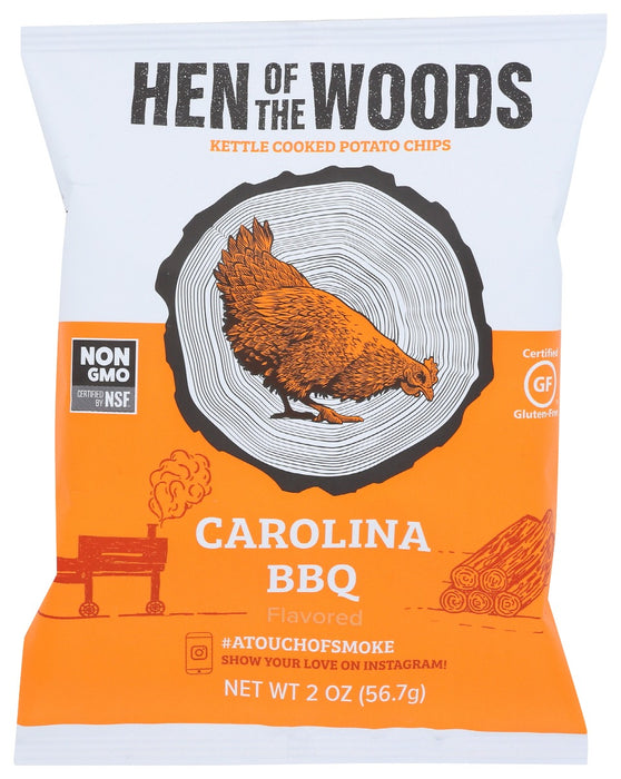 HEN OF THE WOODS: Chips A Touch Of Smke 2Oz, 2 oz