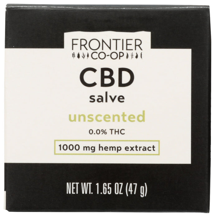 FRONTIER COOP: Salve Cbd Unscentd 1000Mg, 1.65 oz