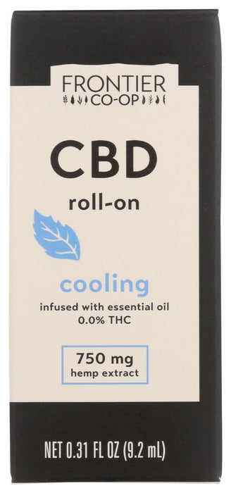 FRONTIER COOP: Roll On Cbd Coolng 750Mg, 0.31 oz