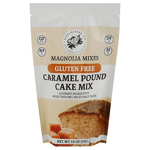 MAGNOLIA MIXES: Caramel Pound Cake Mix, 14 oz