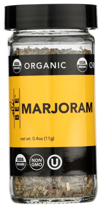 BEESPICES: Organic Marjoram, 0.4 oz