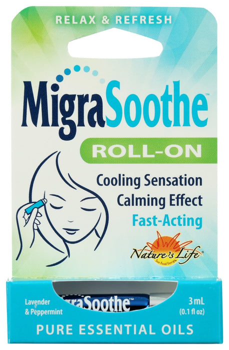 HEALTH FROM THE SUN: MigraSoothe Roll On Lavender and Peppermint, 3 ml