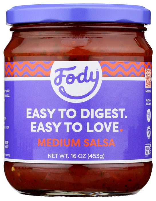 FODY FOOD CO: Medium Salsa, 16 oz