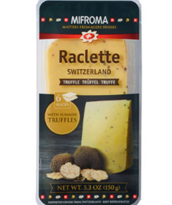 MIFROMA: Raclette Smoked Sliced Cheese, 5.3 oz