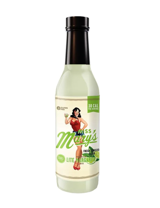 MISS MARYS MIX: Lite Margarita Mix, 12.6 fo