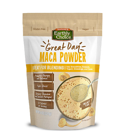 NATURES EARTHLY CHOICE: Powder Blendg Maca, 8 oz