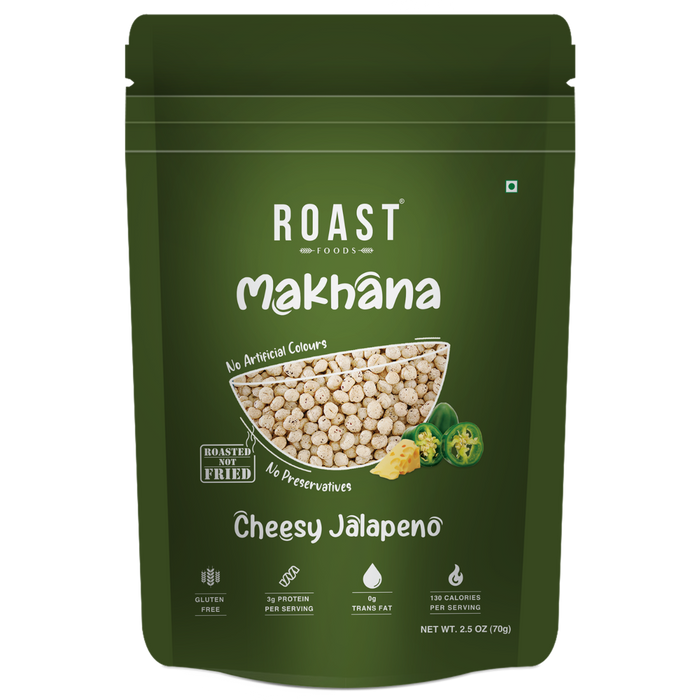 ROAST FOODS: Foxnuts Jalapeno Cheesy, 2.5 oz