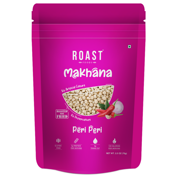 ROAST FOODS: Foxnuts Peri Peri, 2.5 oz