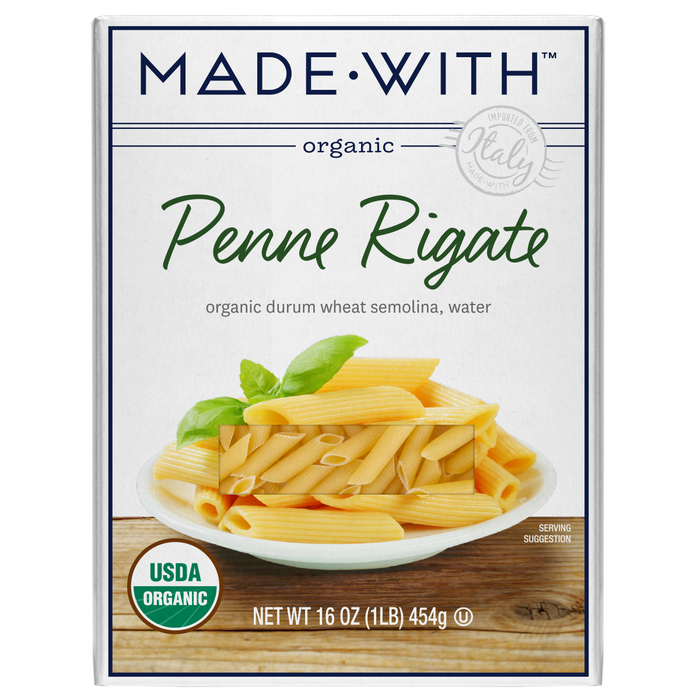 MADE WITH: Pasta Penne Org, 16 oz
