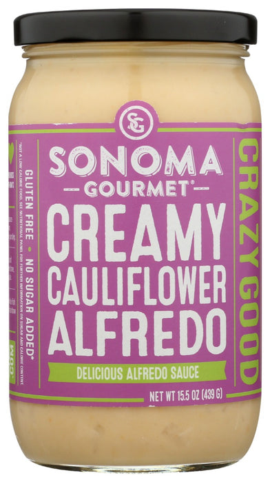 SONOMA GOURMET: Cauliflower Alfredo Sauce, 15.5 oz