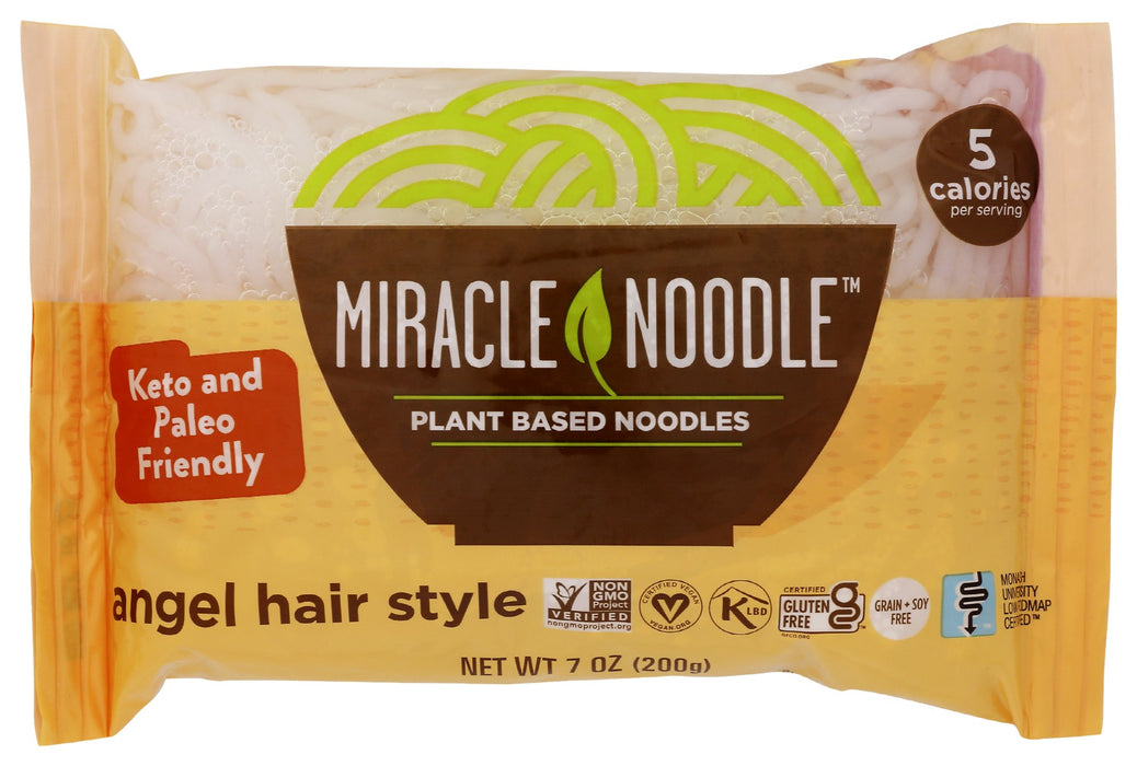 MIRACLE NOODLE: Angel Hair Noodle, 7 oz