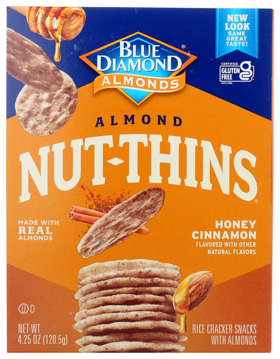 BLUE DIAMOND: Nut Thins Honey Cinnamon, 4.25 oz