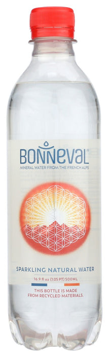 BONNEVAL: Sparkling Mineral Natural Water Bottle, 16.9 fo