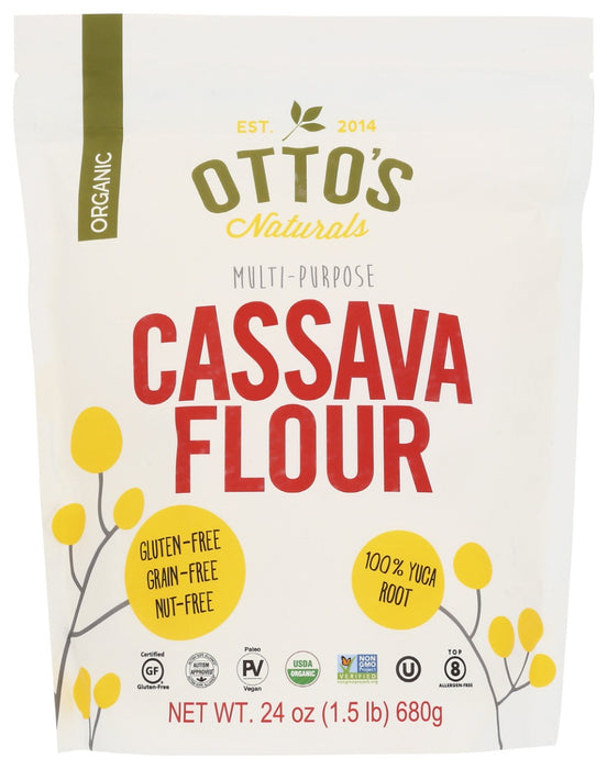 OTTOS NATURALS: Organic Cassava Flour, 1.5 lb
