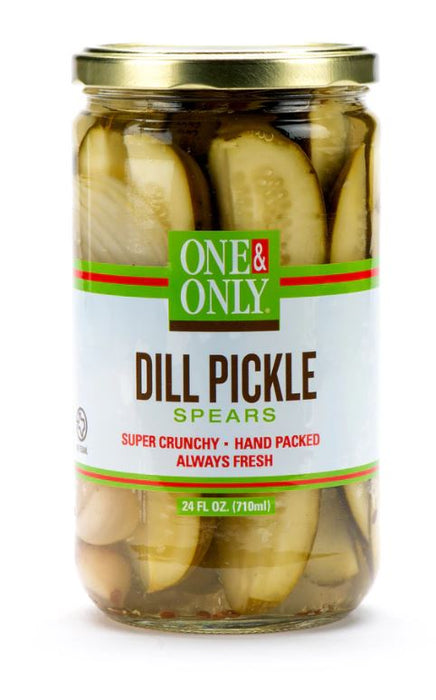 ONE AND ONLY SALAD DRESSING: Dill Pickle Spears, 24 oz