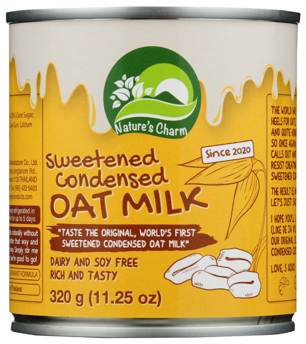 NATURES CHARM: Sweetened Condensed Oat Milk, 11.25 fo
