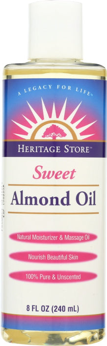 HERITAGE: Sweet Almond Oil, 8 oz