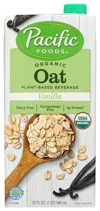 PACIFIC FOODS: Organic Vanilla Oat Milk, 32 fo