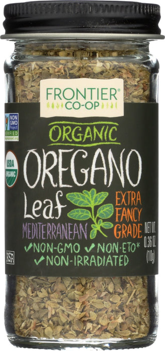 FRONTIER HERB: Oregano Leaf Extra Fancy Grade Organic, 0.36 oz
