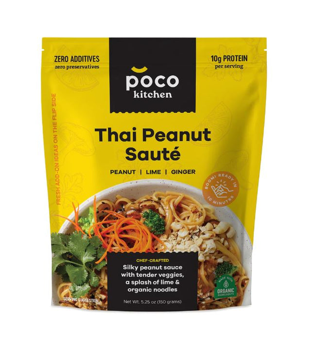 POCO KITCHEN: Thai Peanut Saute Noodle, 5.25 oz