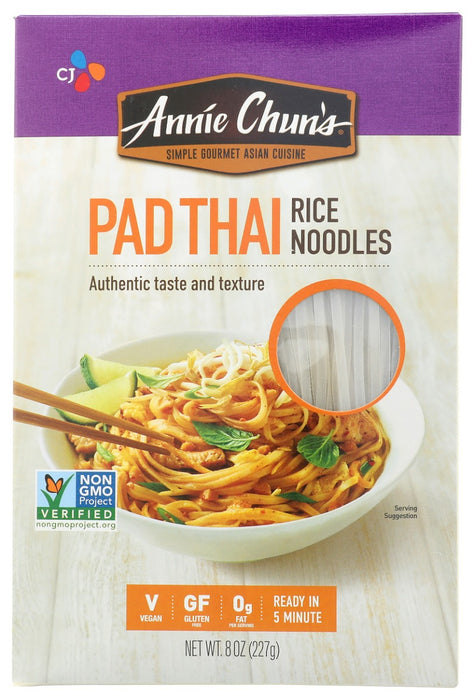 ANNIE CHUNS: Pad Thai Rice Noodles, 8 oz