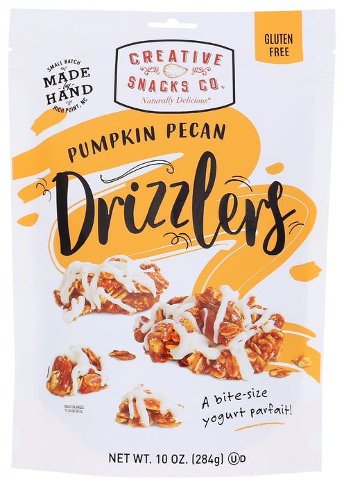 CREATIVE SNACKS: Pumpkin Pecan Drizzlers, 10 oz