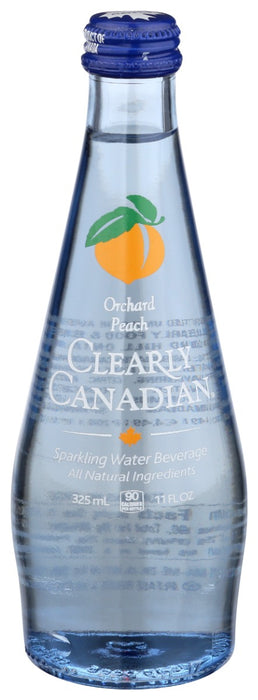 CLEARLY CANADIAN: Orchard Peach Sparkling Water, 11 fo