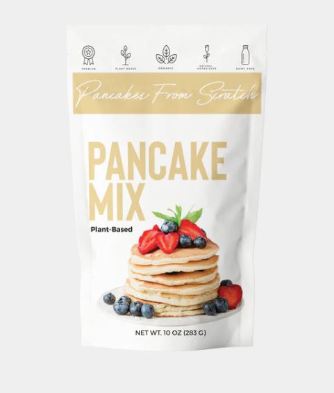 PANCAKES FROM SCRATCH: Vegan Pancake and Waffle Mix, 10 oz