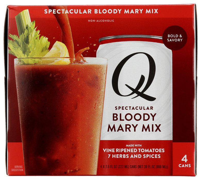 Q TONIC: Bloody Mary Mix 4Pk, 30 fo