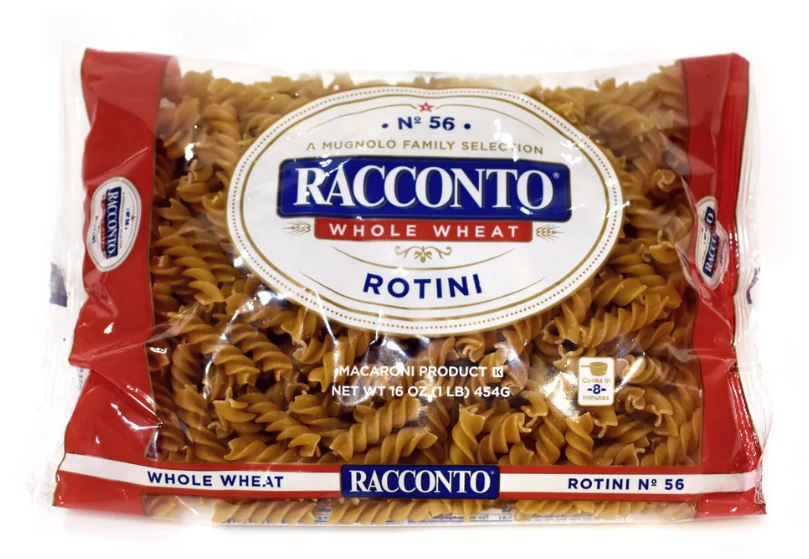 RACCONTO: Whole Wheat Rotini Spring Pasta, 16 oz