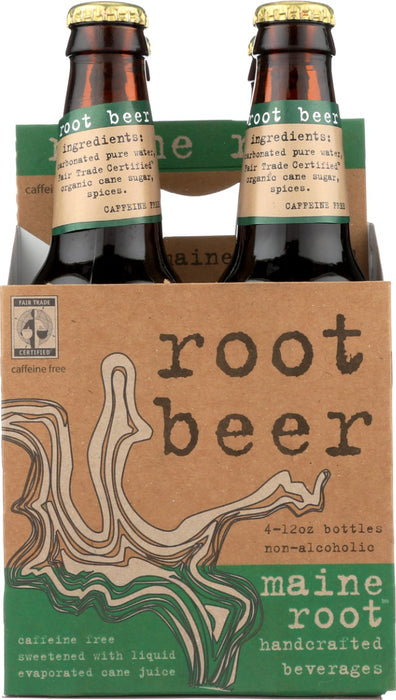 MAINE ROOT: Root Beer Soda 4Pk, 48 fo