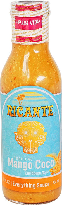 RICANTE HOT SAUCE: Mango Coco Everything Sauce, 12 oz