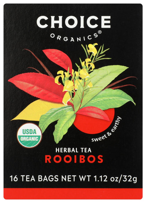 CHOICE TEA: Organic Rooibos Tea, 16 bg