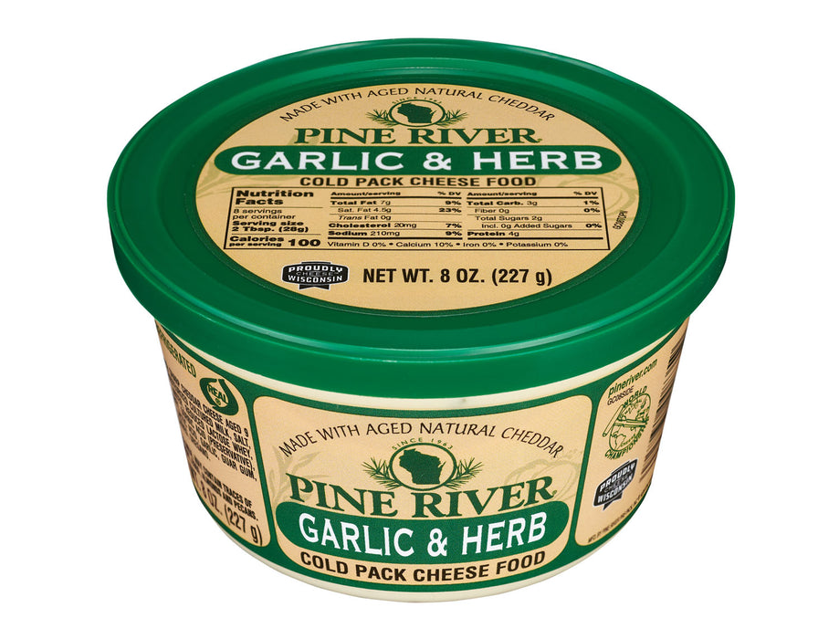 PINE RIVER: Garlic And Herb Cheese Spread, 8 oz
