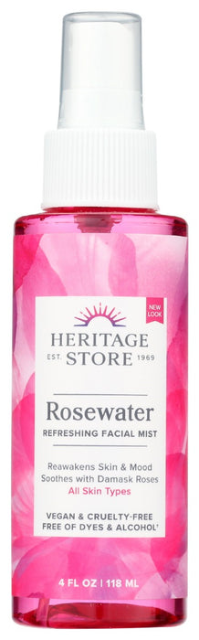 HERITAGE: Rosewater Mist, 4 oz