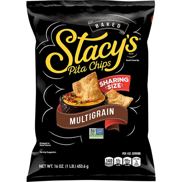 STACYS PITA CHIP: Pita Chips Multigrain, 16 oz