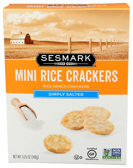 SESMARK: Simply Salted Mini Rice Crackers, 5.25 oz